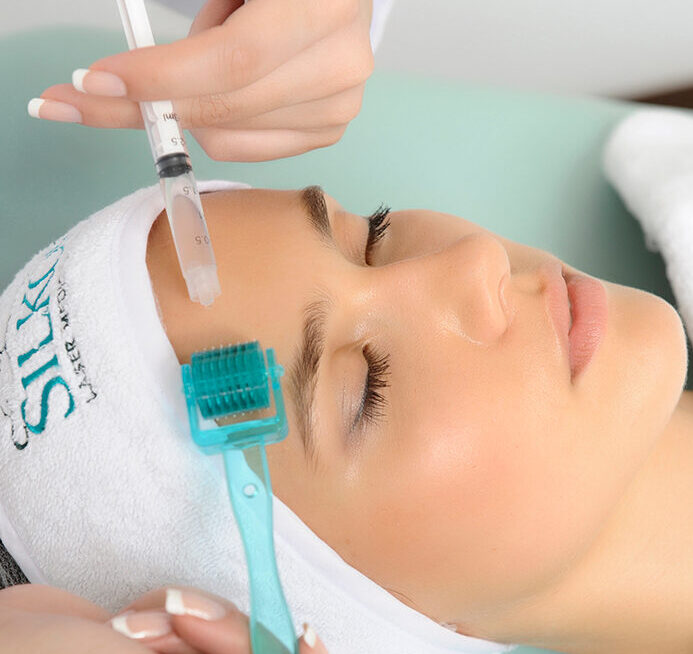 Mesotherapy Treatment at Silkor for facial blemishes using microneedling technique